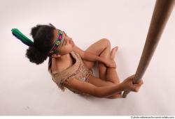 ANISE SITTING POSE WITH SPEAR